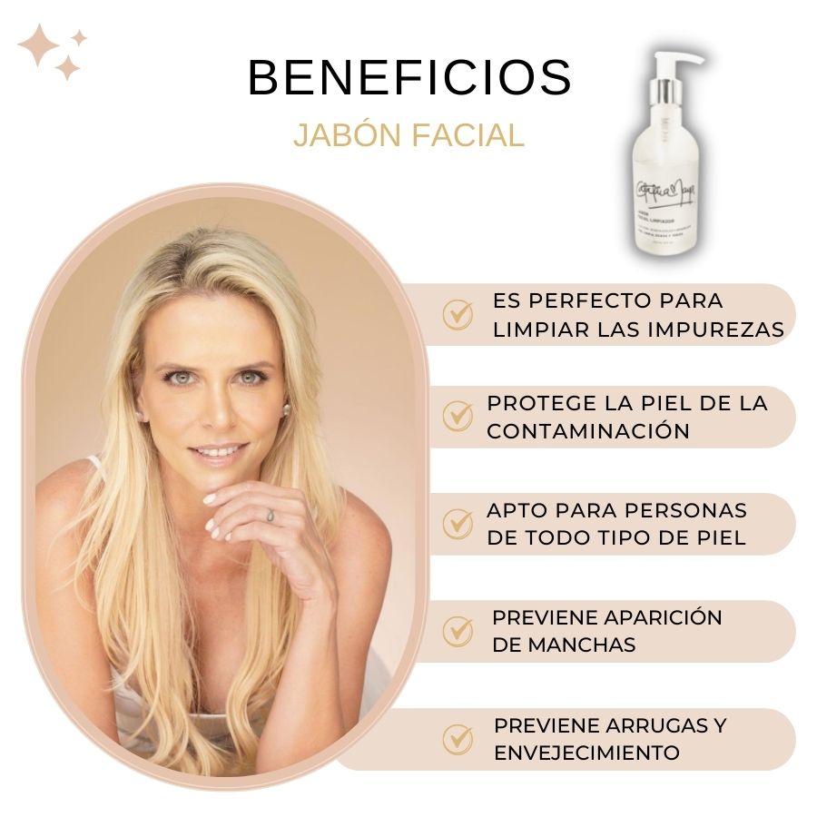 JABON FACIAL CATALINA MAYA, BENEFICIOS